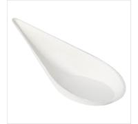 MAXI PRODUCTS - 200 Unités Cuillère pour Traiteur Larme - 10 x 4 cm - Cuillère pour Traiteur Canne à Sucre - Spécial Traiteur, Événements, Tapas, Dégustation, Camions de Nourriture - TRAITEUR