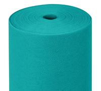 MAXI PRODUCTS - Chemin de table TNT prédécoupé à 30 cm - 0,4 x 48 m - Tissu non tissé Spunbond (TNT) - Jetable avec effet tissu - Résistant aux liquides - Restauration - Imperméable (Bleu)