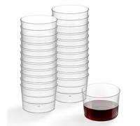 Maxi Products - Gobelets Chiquito en plastique réutilisables - 210 cc - Gobelets recyclables - Gobelets Chiquito - Fêtes, événements et célébrations - Gobelets Chiquito Dessert (100 unités)