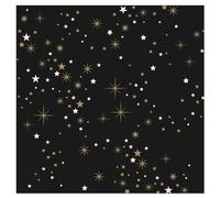 MAXI PRODUCTS Lot de 30 serviettes de table double épaisseur pour fin d'année 25 x 25 cm