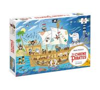 Maxi Puzzle Les Chiens Pirates (200 pièces)