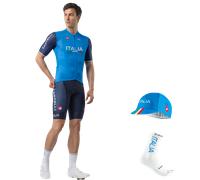 Maxi-Set (4 pièces) Castelli Team Italie 2026 bleu