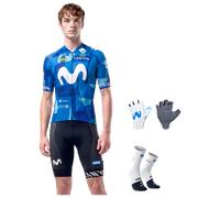 Maxi-Set (4 pièces) TEAM MOVISTAR TDF 2026 bleu