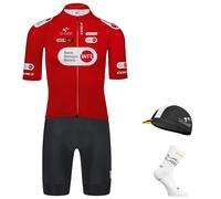Maxi-Set (4 pièces) TOUR DE SUISSE Maillot à pois rouge 2025 rouge