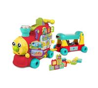 VTech Maxi Train ABC de Promenade, Trotteur, Chariot et couloirs pour Apprendre à Marcher - Jouet bébé à partir de 1 an - Multicolore, Version ESP (3480-547822)