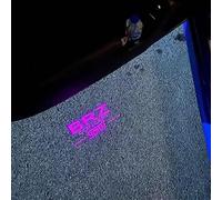 MAXIAOMA 2 Pièces Éclairages de Bienvenue pour Porte de Voiture pour Subaru BRZ 2021-2025, Lampe de Projection Personnalisée Accessoires de Décoration de Voiture,Pink