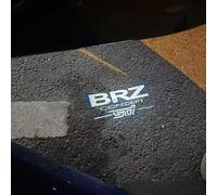 MAXIAOMA 2 Pièces Éclairages de Bienvenue pour Porte de Voiture pour Subaru BRZ 2021-2025, Lampe de Projection Personnalisée Accessoires de Décoration de Voiture,White