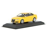 MAXICHAMPS 1:43 Audi RS4-2004-Yellow Voiture Miniature de Collection, 940014600, Yellow