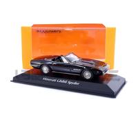 Minichamps 940123331 - Maserat. Ghibli Spyder Black 1969 - echelle 1/43 - modèle de Voiture