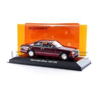 Minichamps 940035124 - Mercede. Ben. 560 Sec (C126) Red Metallic 1980 - echelle 1/43 - modèle de Voiture
