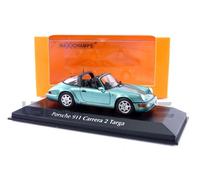 Porsche 911 Targa 964 1991 Vert Métallique Modèle Réduit 1:43 Maxichamps