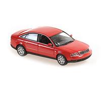 MAXICHAMPS 1:43 Audi A6-1997-Red Rouge Voiture Miniature de Collection, 940017100, Red