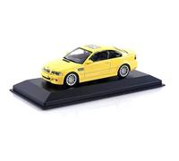 Voiture miniature de collection - BMW M3 (E46) Coupé 2001 - Échelle 1/43 - Jaune - MAXICHAMPS