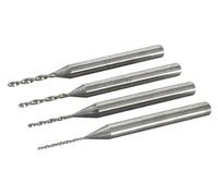 Maxicraft 71117 Jeu de 4 Forets au Carbure de Tungstène ø 0,6 à 1,2 mm