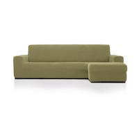 MAXIFUNDAS FUNDAS DE SOFA & CHAISE LONGUE. Housse de canapé d'angle Super élastique avec accoudoir Droit Court (regardant de Face), Pistache