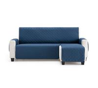 MAXIFUNDAS - Housse de canapé d'angle rembourrée Bras Droit 200 cm - Housse de canapé Extra Doux Bleu - Housse de canapé avec Sangles arrière - Housse de Chaise Longue Protector canapé modèle Maui