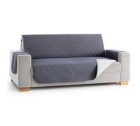 MAXIFUNDAS | Housse de canapé Dry Protect | Couleur Gris | Convient aux canapés 3 Places | Déperlant | Matelassé et réversible | Housse protectrice Anti-Taches | Adaptée aux Animaux
