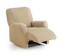 MAXIFUNDAS | Housse de canapé élastique Fauteuil Relax Beige - Housse de canapé Extra Douce, antidérapante et élastique - Housse de canapé élastique Modèle Inca