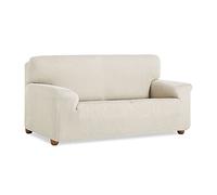 MAXIFUNDAS Housse de canapé élastique Vega 1 Place Ivoire