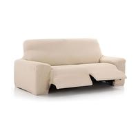 MAXIFUNDAS Housse de canapé Relax 3 Places 2 Pieds Vega Ivoire