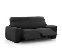 MAXIFUNDAS Housse de canapé Relax 3 Places 2 Pieds Vega Noir