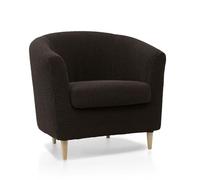 MAXIFUNDAS | Housse Extensible pour Fauteuil Cabriolet TULLSTA | Modèle Relive en Tissu Doux et élastique | Couleur Marron | Protection complète et Design élégant | Fabriquée en Espagne