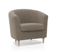 MAXIFUNDAS | Housse Extensible pour Fauteuil Cabriolet TULLSTA | Modèle Relive en Tissu Doux et élastique | Couleur Lin | Protection complète et Design élégant | Fabriquée en Espagne