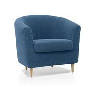 MAXIFUNDAS | Housse Extensible pour Fauteuil Cabriolet TULLSTA | Modèle Relive en Tissu Doux et élastique | Couleur Bleu Clair | Protection complète et Design élégant | Fabriquée en Espagne