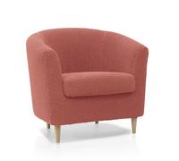 MAXIFUNDAS | Housse Extensible pour Fauteuil Cabriolet TULLSTA | Modèle Relive en Tissu Doux et élastique | Couleur Corail | Protection complète et Design élégant | Fabriquée en Espagne