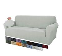 MAXIJIN Creative Jacquard Housse de canapé Extra Large pour 3 ou 4 Places, Super Extensible et antidérapante pour Chiens et Animaux domestiques (4 Places, Ivoire)