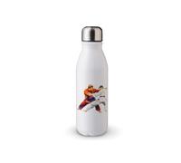 MAXIKIWI Bouteille d'eau à paroi unique avec bouchon à vis, aluminium léger non isolé, sans BPA, anti-fuite - Aquarelle judo arts martiaux - 500 ml