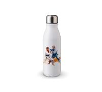 MAXIKIWI Bouteille d'eau à paroi unique avec bouchon à vis, aluminium léger non isolé, sans BPA, anti-fuite - Aquarelle judo arts martiaux - 500 ml