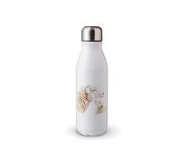 MAXIKIWI - Bouteille d'eau à paroi unique avec bouchon à vis, aluminium léger non isolé, sans BPA, anti-fuite - Maman avec bébé animaux - 500 ml