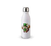 MAXIKIWI - Bouteille d'eau à paroi unique avec bouchon à vis, aluminium léger non isolé, sans BPA, anti-fuite - Animaux de la Saint-Patrick - 500 ml