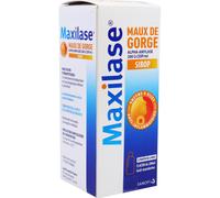 Maxilase Maux De Gorge Sirop 200U CEIP/ml Alpha-Amylase Flacon 200ml