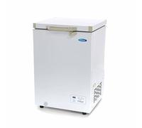 Maxima Congélateur coffre - 93 L - 2 roues - compact