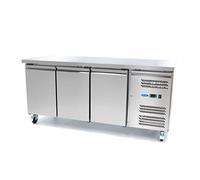 Maxima Congélateur de comptoir - 180 cm - 3 portes