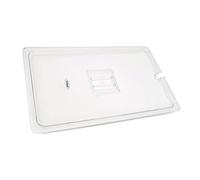 Maxima Couvercle Gastronorm Polycarbonate GN 1/1 avec Ouverture pour Cuillère