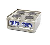 Maxima Cuiseur de qualité commerciale - 4 brûleurs - unité double - profondeur 60 cm - 400V