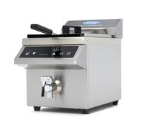 Maxima Friteuse - 8 L - 1 panier - induction - avec robinet de vidange