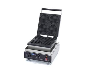 Maxima Gaufrier gastronomique - 4 gaufres - Mini ronds