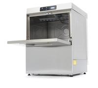 Maxima Horeca Lave-vaisselle - 50 x 50 cm - avec pompe de vidange, rinçage et savon - Affichage numérique - 230V