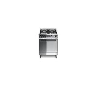 Maxima M66MF/C - Cuisinière - pose libre - largeur : 60 cm - profondeur : 60 cm - hauteur : 85 cm - classe A - inox poli