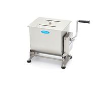 Maxima Mélangeur à Viande 20L - 16Kg Viande - Bol Inclinable - Manuel