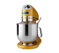 Maxima Mélangeur Planétaire - 7 L - Jusqu'à 2 Kg de Pâte - Jaune Doré