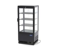 Maxima Mini Vitrine Réfrigérée 78 L 43 cm - Cycle de Réfrigération Unique - Vitrine Réfrigérée Professionnelle - Glacière - Réfrigérateur