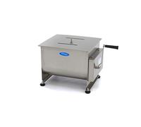 Maxima Mixeur à viande gastro - 30 l - 25 kg de viande - Double axe - Manuel