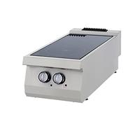 Maxima Plaque de cuisson Heavy Duty - 2 feux - Infrarouge - Simple - 70 cm de profondeur - Électrique