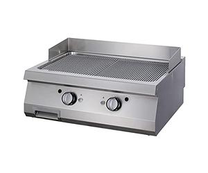Maxima Premium plaque de gril - rainuré - unité double - profondeur 90 cm - électrique
