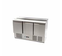 Maxima Saladette - 400 L - 137 cm - 3 portes - incl planche à découper